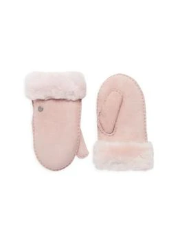 UGG | Kid’s Shearling Mittens,商家Saks OFF 5TH,价格¥228