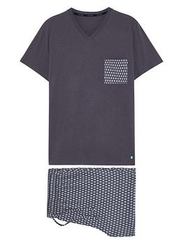 HOM | Jaipur Pajama T-Shirt & Shorts Set商品图片,