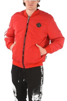 推荐Philipp Plein Men's  Red Other Materials Outerwear Jacket商品