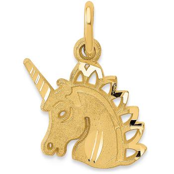 商品Macy's | Unicorn Charm Pendant in 14k Yellow Gold,商家Macy's,价格¥1022图片