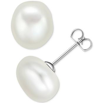 Cultured Freshwater Pearls (11mm) Stud Earrings product img