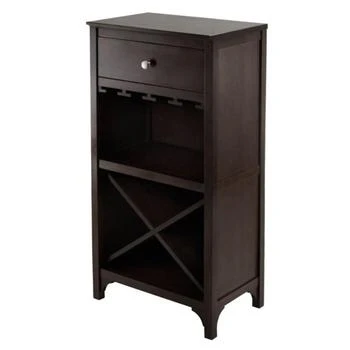 Hivvago | Wine Cabinet Espresso,商家Premium Outlets,价格¥1800