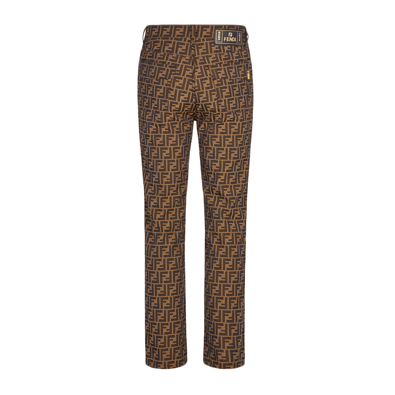 推荐Fendi 芬迪 女士棕色涤纶混纺休闲裤 FLP237-A6WJ-F1440商品