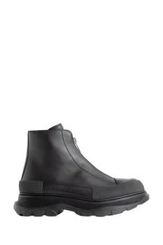 Alexander McQueen | Black Tread Slick Boots 7折, 独家减免邮费