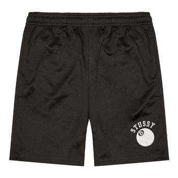 女装stussy短袖, STUSSY | Stussy 8-Ball Mesh Shorts - Black商品图片 