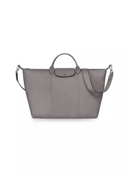 Longchamp | Large Le Pliage Cuir 18" Travel Bag 