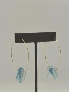 Blue Copper | Blue Copper - Women's Aquamarine Hoops,商家ELITE FINDS,价格¥572