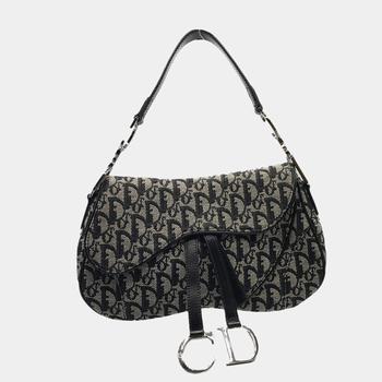 推荐Dior Black Oblique Double Saddle Bag商品