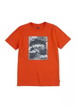 时尚levis男装, Levi's | Boys 4-7 Short Sleeve Camo Logo Graphic T-Shirt商品图片 4折