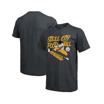 Majestic, Majestic | Men's Threads Najee Harris Charcoal Pittsburgh Steelers Tri-Blend Steel City Player T-shirt商品图片 7.3折