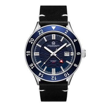 Melbourne Watch Co. | Fitzroy GMT Quartz Blue Dial Mens Watch FZ.44.Q.GMT.02商品图片,7.8折
