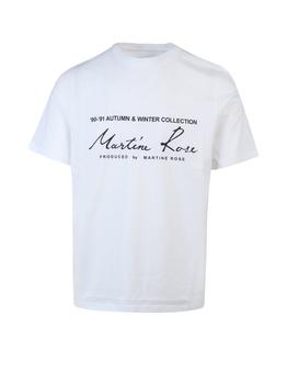 推荐Martine Rose Logo Printed Crewneck T-Shirt商品
