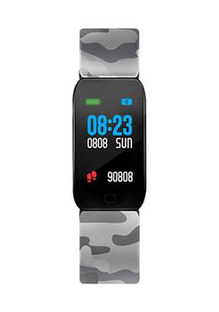 推荐iTouch Active Fitness Tracker with Colorful Touchscreen for Men and Women: Gray Camo商品