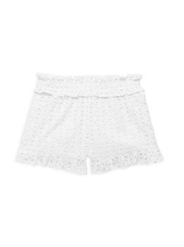 商品MIA New York | Girl's Eyelet Cotton Shorts,商家Saks Fifth Avenue,价格¥497图片