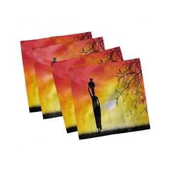 商品Ambesonne | African Set of 4 Napkins, 12" x 12",商家Macy's,价格¥179图片