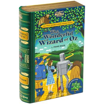 商品Professor Puzzle | L. Frank Baum's the Wonderful Wizard of Oz Double-Sided Jigsaw Puzzle Set, 252 Pieces,商家Macy's,价格¥80图片