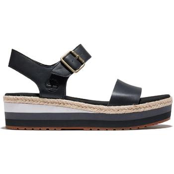 推荐Timberland Womens Santorini Sun Leather Wedge Espadrilles商品