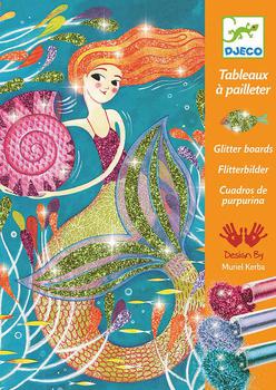 商品My Bulle Toys | Glitter Boards Mermaids - Djeco,商家French Wink,价格¥130图片