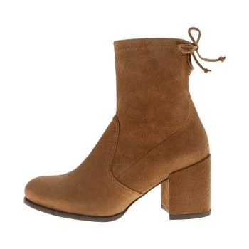 推荐STUART WEITZMAN 棕色女士雪地靴 SHORTY-BROWN-SUEDE商品