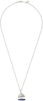 Vivienne Westwood | Silver Wadim Boat Pendant Necklace,商家Ssense US,价格¥2050
