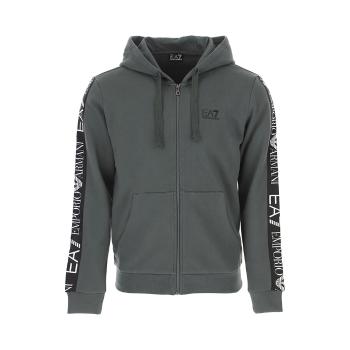 商品Emporio Armani | EMPORIO ARMANI 男士军绿色拉链连帽衫 6HPM12-PJ07Z-1984,商家Beyond Chinalux,价格¥969图片