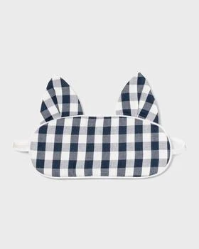 Petite Plume | Kids' Kitty Gingham Eye Mask,商家Neiman Marcus,价格¥124