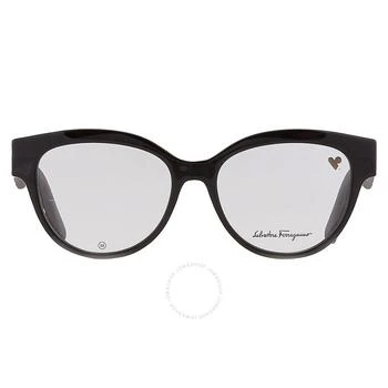 Salvatore Ferragamo | Salvatore Ferragamo Demo Oval Ladies Eyeglasses SF2957E 001 54,商家Jomashop,价格¥396