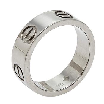 卡地亚戒指, [二手商品] Cartier | Cartier Love 18K White Gold Ring EU 48商品图片 8.9折, 满1件减$100, 满减