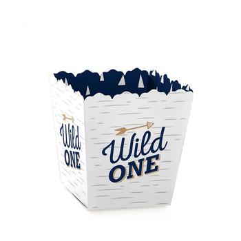 商品He's a Wild One - Party Mini Favor Boxes - 1st Birthday Party Treat Candy Boxes - Set of 12图片