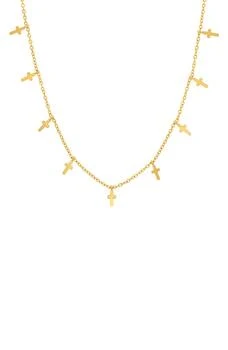 HMY JEWELRY | Cross Charm Chain Necklace,商家Nordstrom Rack,价格¥202