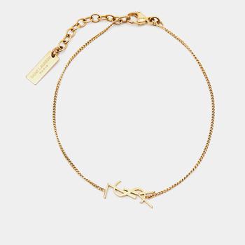 商品Saint Laurent Opyum Gold Tone Bracelet,商家The Luxury Closet,价格¥1906图片