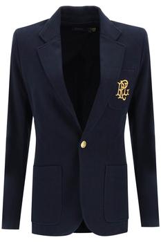 推荐Polo Ralph Lauren Stretch Knit Blazer With Monogram Embroidery商品