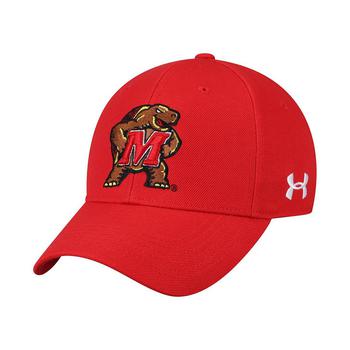 Under Armour | Men's Red Maryland Terrapins Classic Structured Adjustable Hat商品图片,