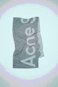 推荐ACNE STUDIOS 灰色女士围巾 FN-UX-SCAR000125-BLACK商品