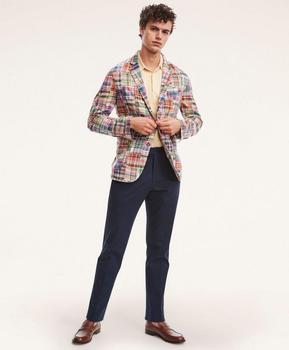 Brooks Brothers | Regent Regular-Fit Cotton Patchwork Madras Sport Coat商品图片,5折