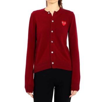 商品Comme des Garcons | Comme Des Garcons Ladies Heart Logo Cardigan, Size X-Small,商家Jomashop,价格¥1996图片