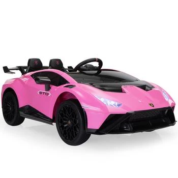 Streamdale Furniture | Streamdale Pink Lamborghini Electric Ride-On Car with Drifting and Parental Control,商家Premium Outlets,价格¥3303