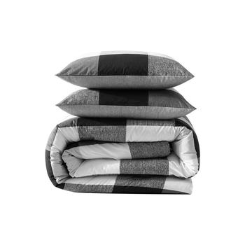 Kenneth Cole, Kenneth Cole | Prospect Plaid 3 Piece Full/Queen Duvet Cover Set商品图片 
