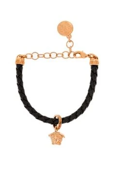 Versace | Versace Braided Medusa Charm Bracelet,商家Cettire,价格¥1211