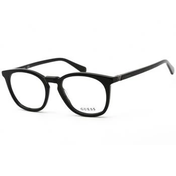 GUESS | Guess Men's Eyeglasses - Clear Demo Lens Shiny Black Plastic Round | GU50053 001,商家My Gift Stop,价格¥172