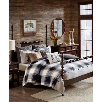 商品Madison Park Signature | Urban Cabin Jacquard Cotton 9-Pc.Comforter Set,商家Macy's,价格¥4365图片