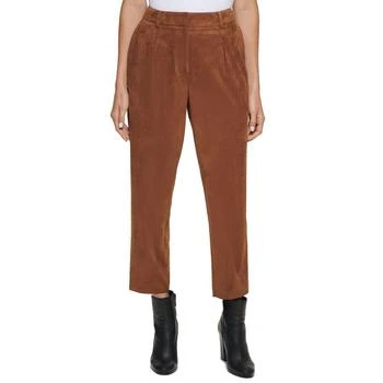 推荐Calvin Klein Womens Faux Suede High Rise Cropped Pants商品