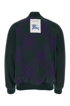 推荐Embroidered polyester blend padded bomber jacket商品