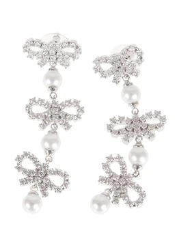 Self Portrait | Tiered Earrings With Crystal Bow,商家Premium Outlets,价格¥2252