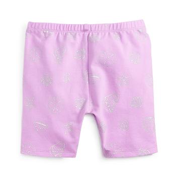 First Impressions | Baby Girls Shell-Print Bike Shorts, Created for Macy's商品图片,3.7折