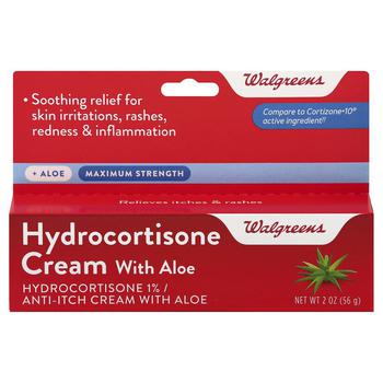 Walgreens | Hydrocortisone Cream 1% Aloe商品图片,独家减免邮费