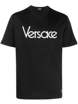 Versace | VERSACE Logo-embroidered T-shirt 6.6折, 独家减免邮费