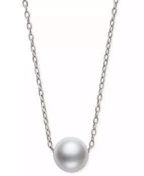 Belle de Mer | Cultured Freshwater Pearl (7mm) Slide Pendant Necklace, 16" + 2" extender,商家Macy's,价格¥109