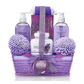 Lovery | 8-Pc. Lavender Jasmine Home Spa Body Care Gift Set,商家Macy's,价格¥372