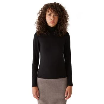 Frank And Oak | Women's Mock-Neck Long-Sleeve Top,商家Macy's,价格¥173